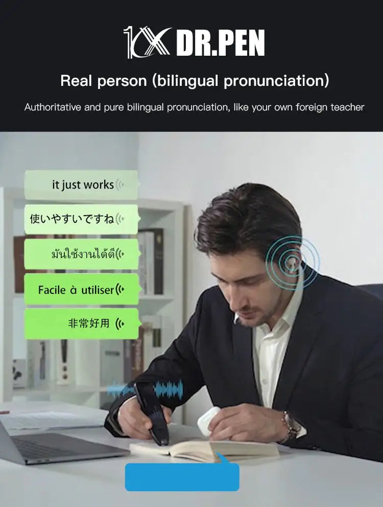 SPEAK 112 Languages via Translation Scanning Reading Pen